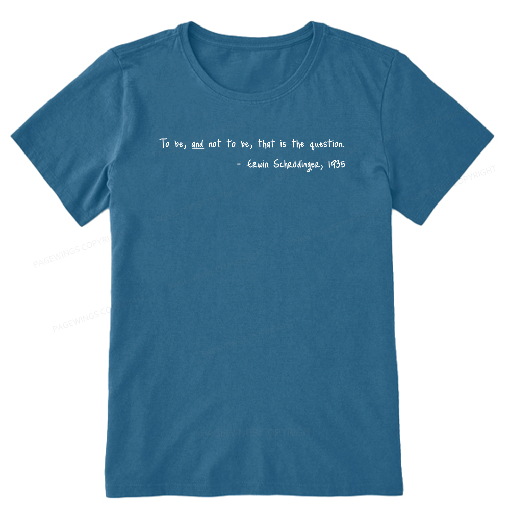 Pagewing Shakespeare Schrodinger16159 Bookish Unisex Classic T-shirt