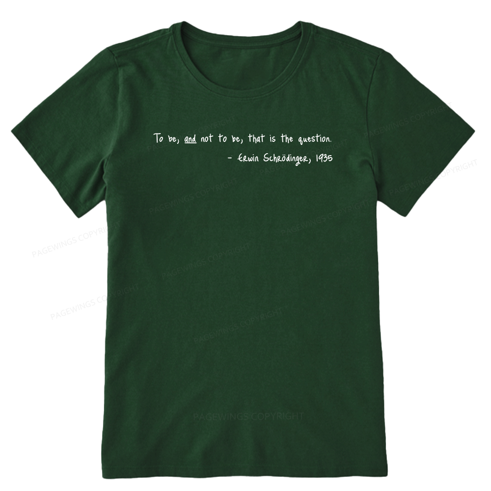 Pagewing Shakespeare Schrodinger16159 Bookish Unisex Classic T-shirt