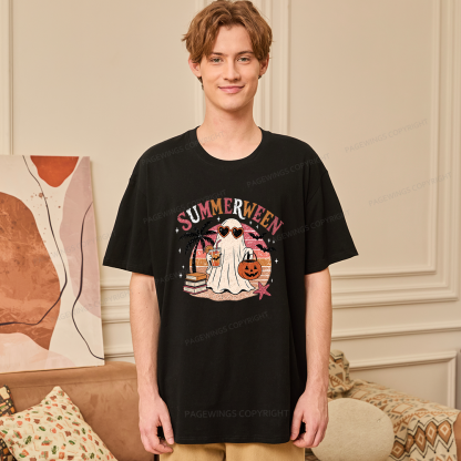 Pagewing Summerween Beach16156 Bookish Unisex Classic T-shirt