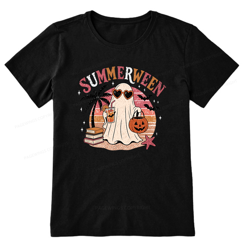Pagewing Summerween Beach16156 Bookish Unisex Classic T-shirt