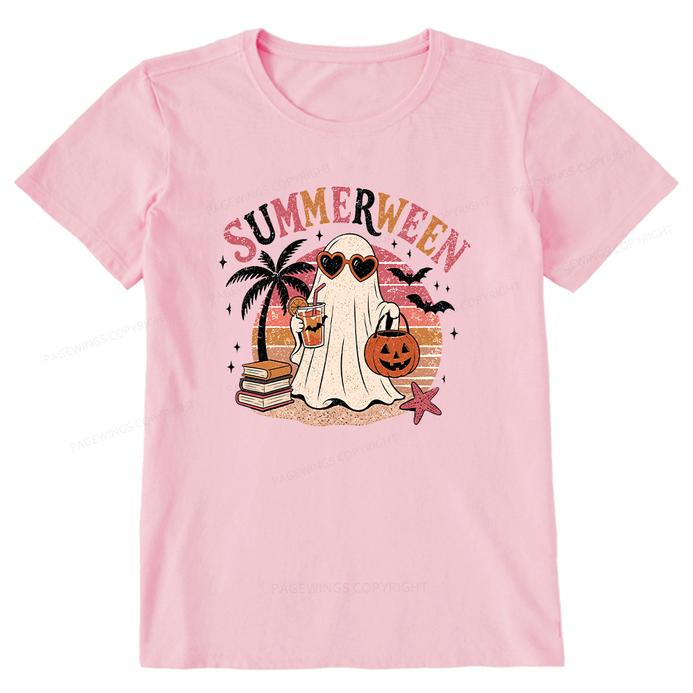 Pagewing Summerween Beach16156 Bookish Unisex Classic T-shirt
