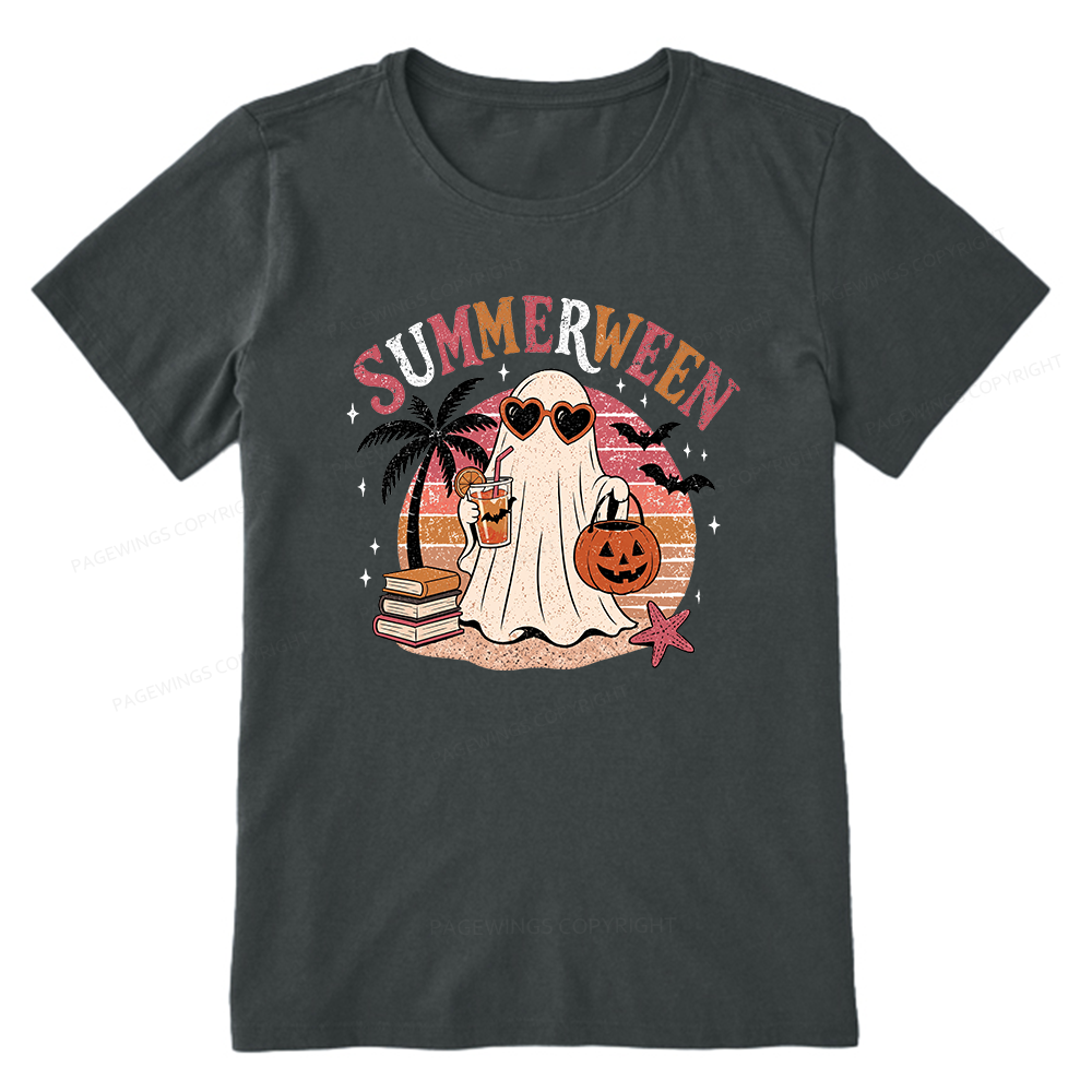 Pagewing Summerween Beach16156 Bookish Unisex Classic T-shirt