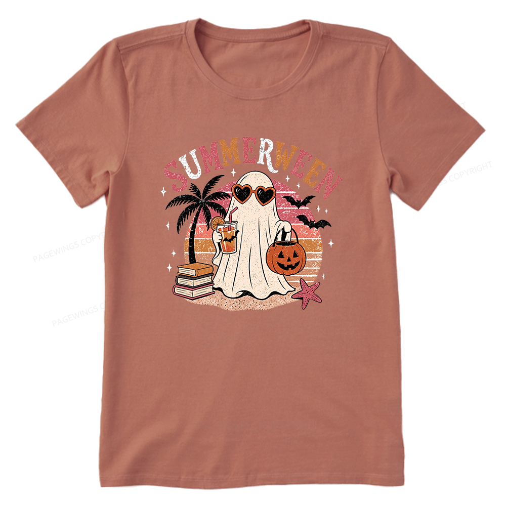 Pagewing Summerween Beach16156 Bookish Unisex Classic T-shirt