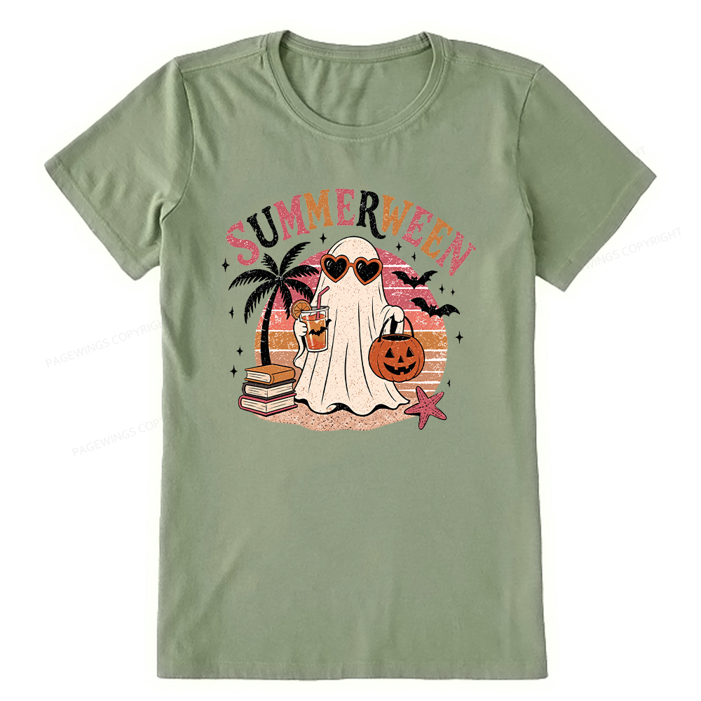 Pagewing Summerween Beach16156 Bookish Unisex Classic T-shirt
