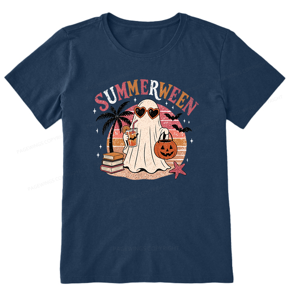 Pagewing Summerween Beach16156 Bookish Unisex Classic T-shirt