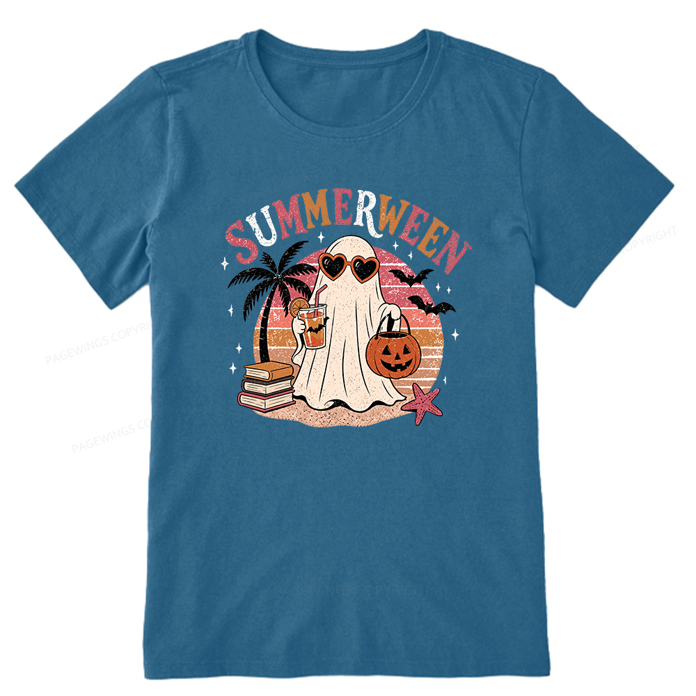 Pagewing Summerween Beach16156 Bookish Unisex Classic T-shirt