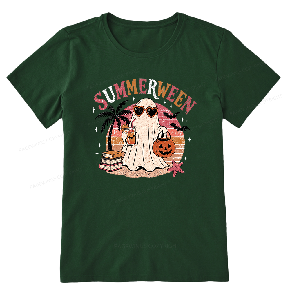 Pagewing Summerween Beach16156 Bookish Unisex Classic T-shirt