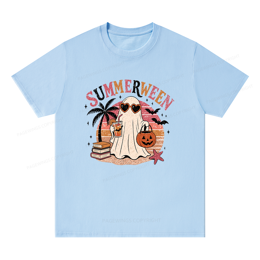 Pagewing Summerween Beach16156 Bookish Unisex Classic T-shirt