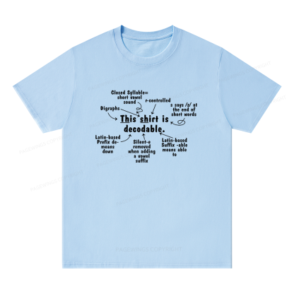 Pagewing This Shirt Is Decodable16123 Bookish Unisex Classic T-shirt