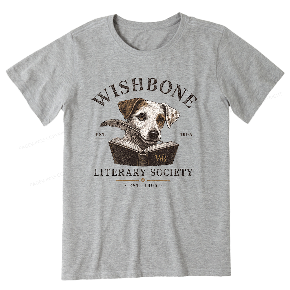 Pagewing Vintage Literary Society16188 Bookish Unisex Classic T-shirt