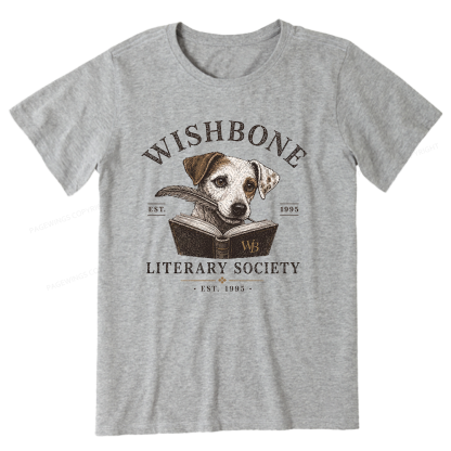Pagewing Vintage Literary Society16188 Bookish Unisex Classic T-shirt