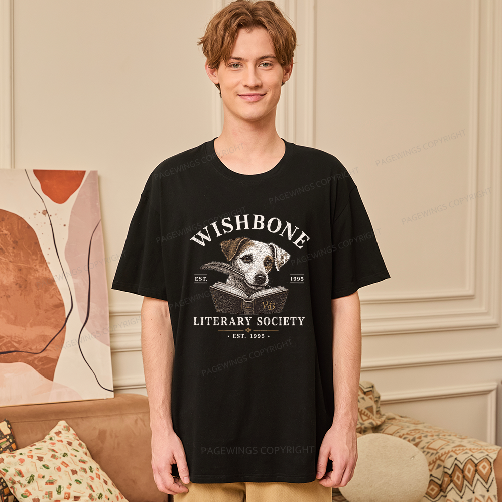 Pagewing Vintage Literary Society16188 Bookish Unisex Classic T-shirt