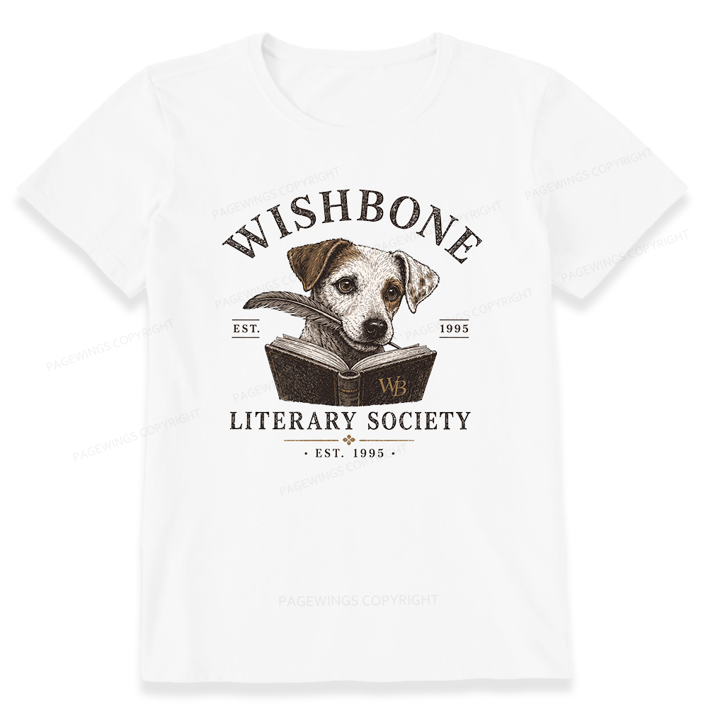 Pagewing Vintage Literary Society16188 Bookish Unisex Classic T-shirt