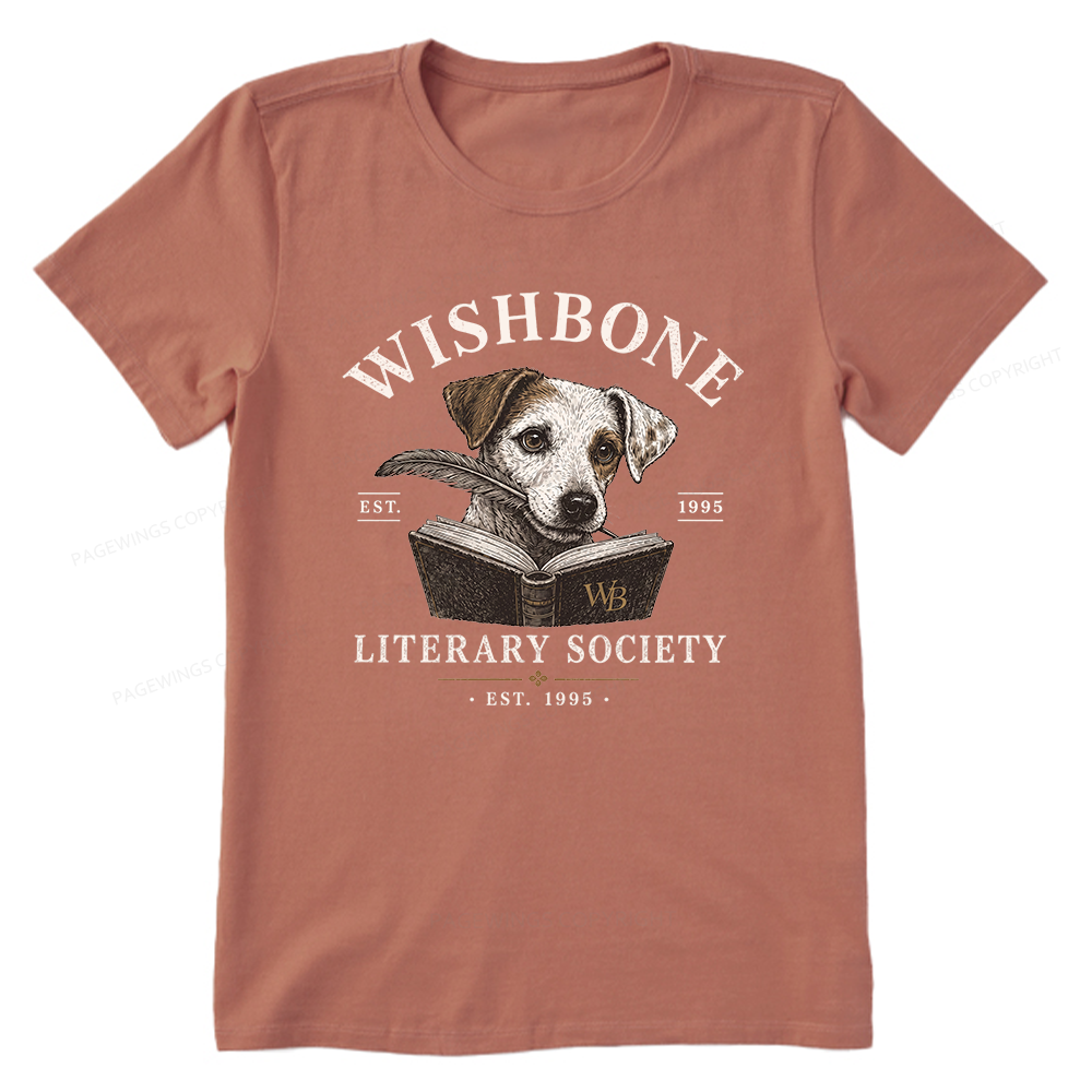 Pagewing Vintage Literary Society16188 Bookish Unisex Classic T-shirt