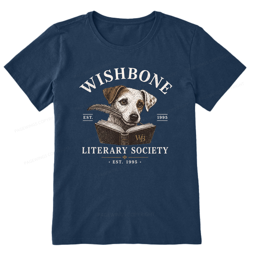 Pagewing Vintage Literary Society16188 Bookish Unisex Classic T-shirt