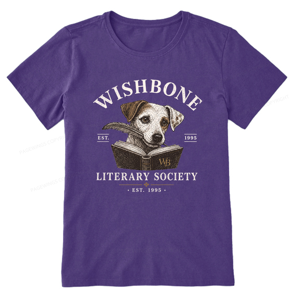 Pagewing Vintage Literary Society16188 Bookish Unisex Classic T-shirt