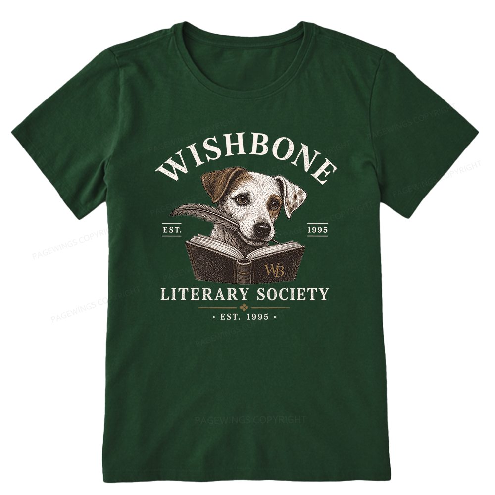Pagewing Vintage Literary Society16188 Bookish Unisex Classic T-shirt