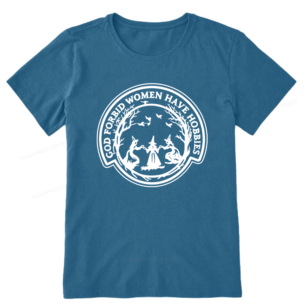 Pagewing Witch Patch God Forbid16218 Bookish Unisex Classic T-shirt