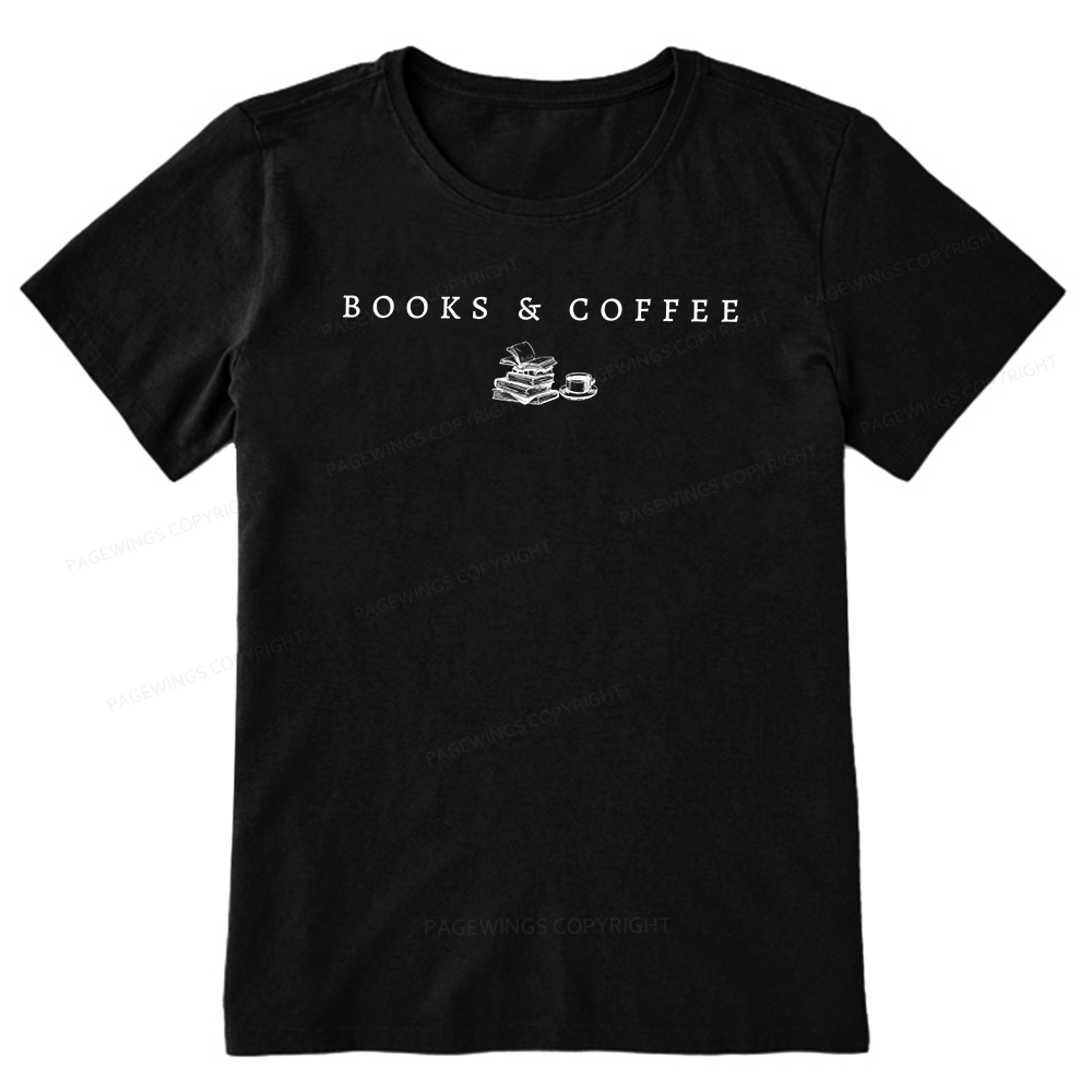 Pagewings Books and Coffee16006 Bookish Unisex Classic T-shirt
