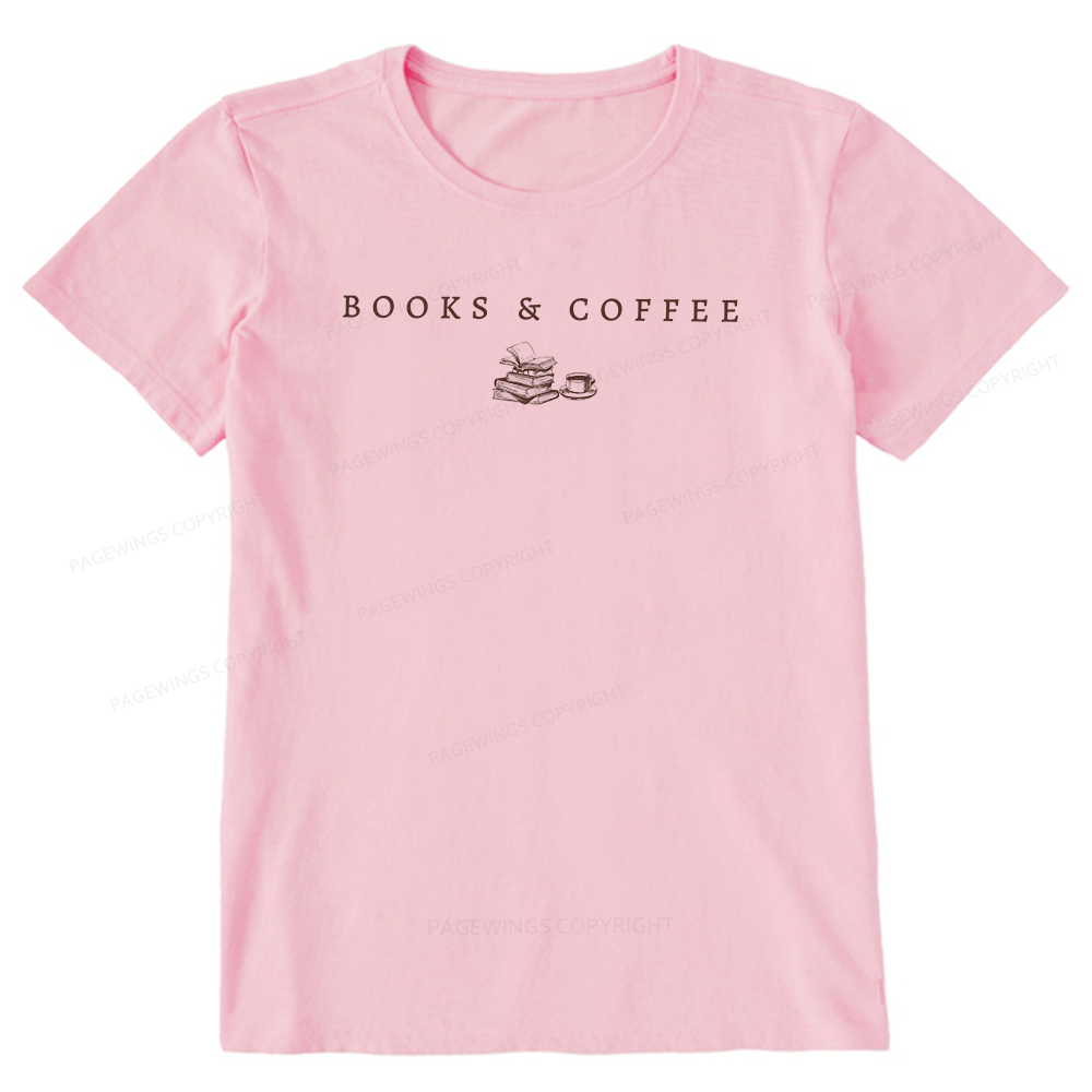 Pagewings Books and Coffee16006 Bookish Unisex Classic T-shirt