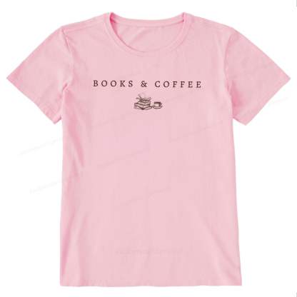 Pagewings Books and Coffee16006 Bookish Unisex Classic T-shirt