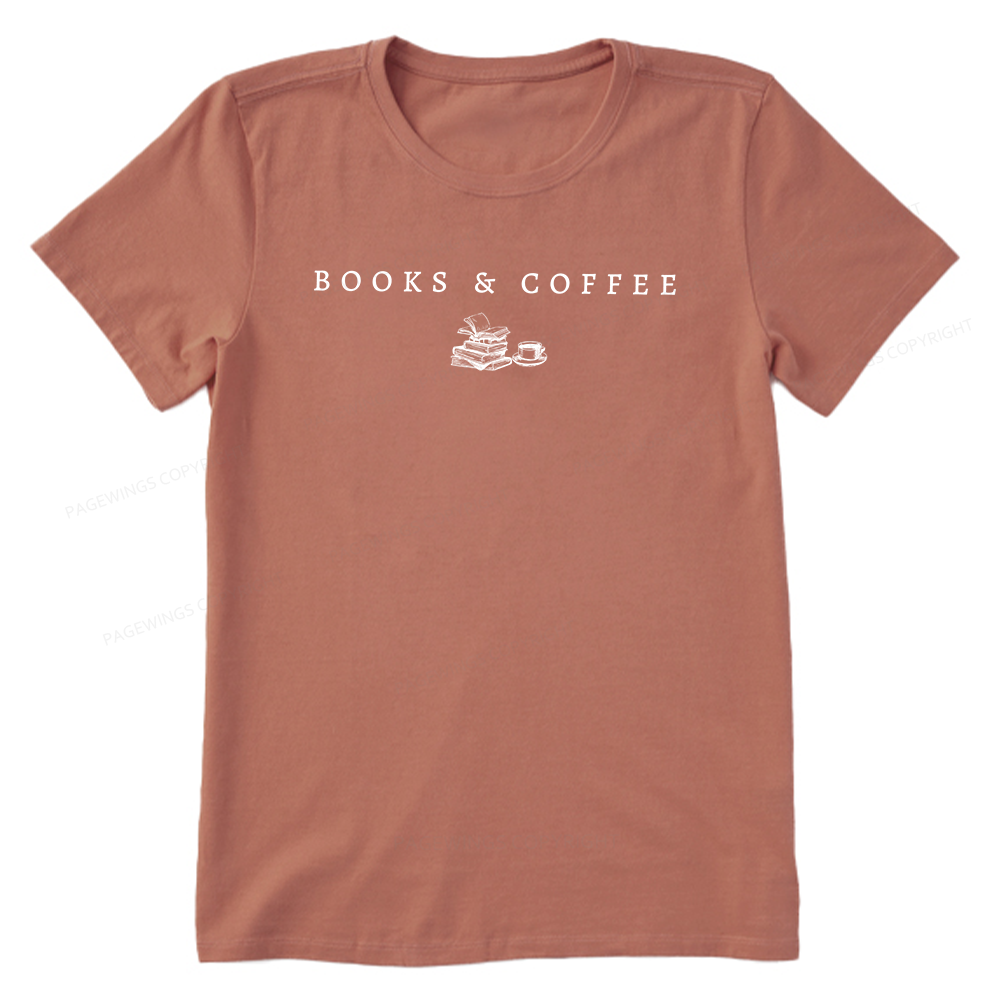 Pagewings Books and Coffee16006 Bookish Unisex Classic T-shirt