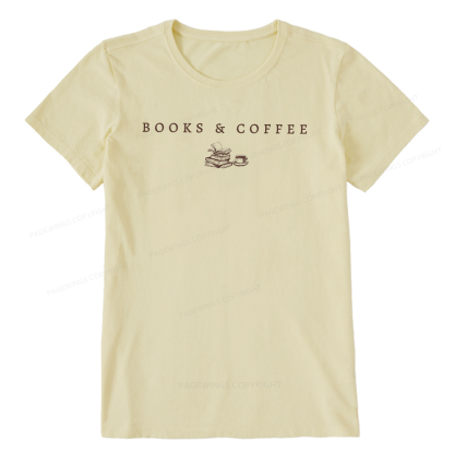 Pagewings Books and Coffee16006 Bookish Unisex Classic T-shirt