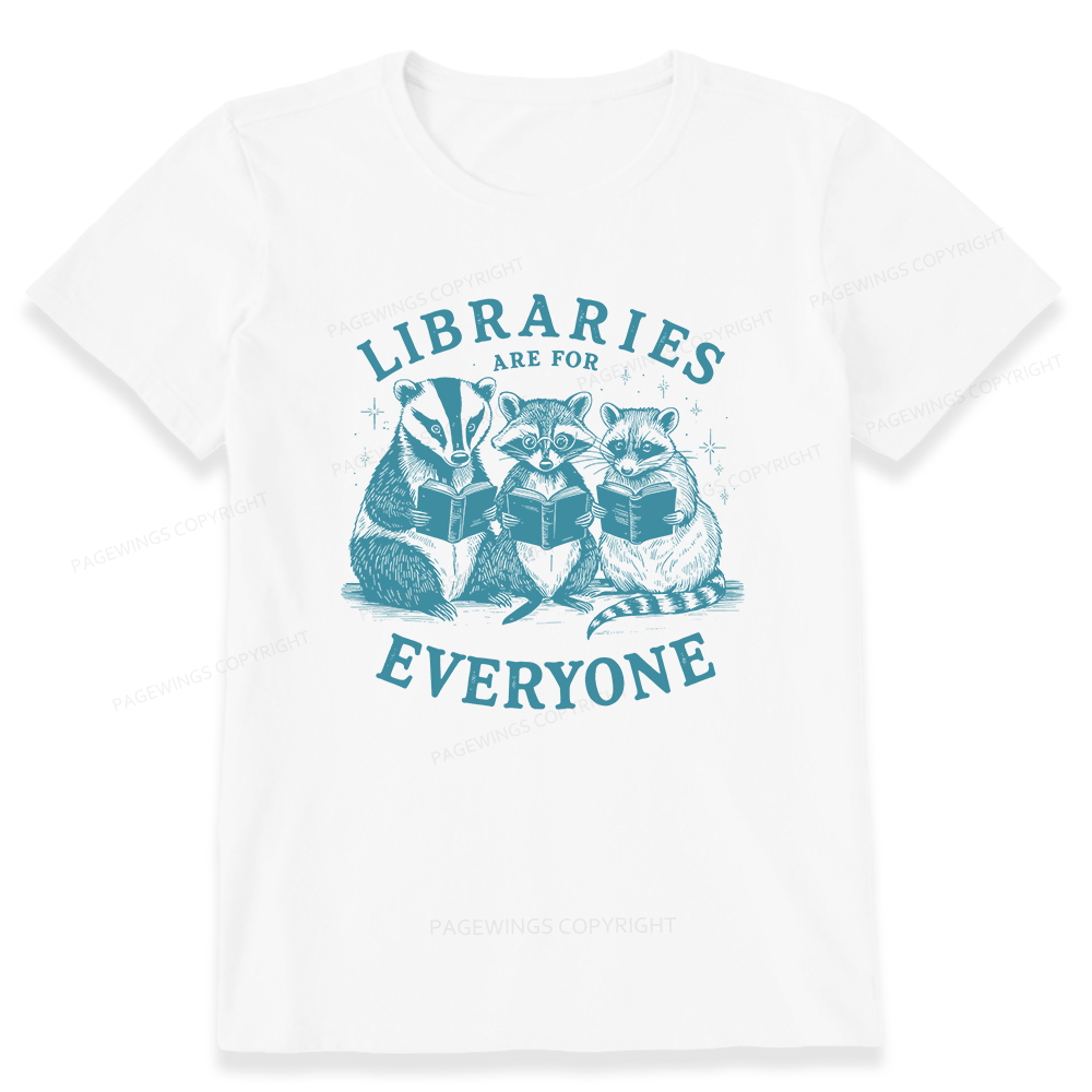 Pagewings Libraries Are For Everyone Bookish Unisex Classic T-shirt