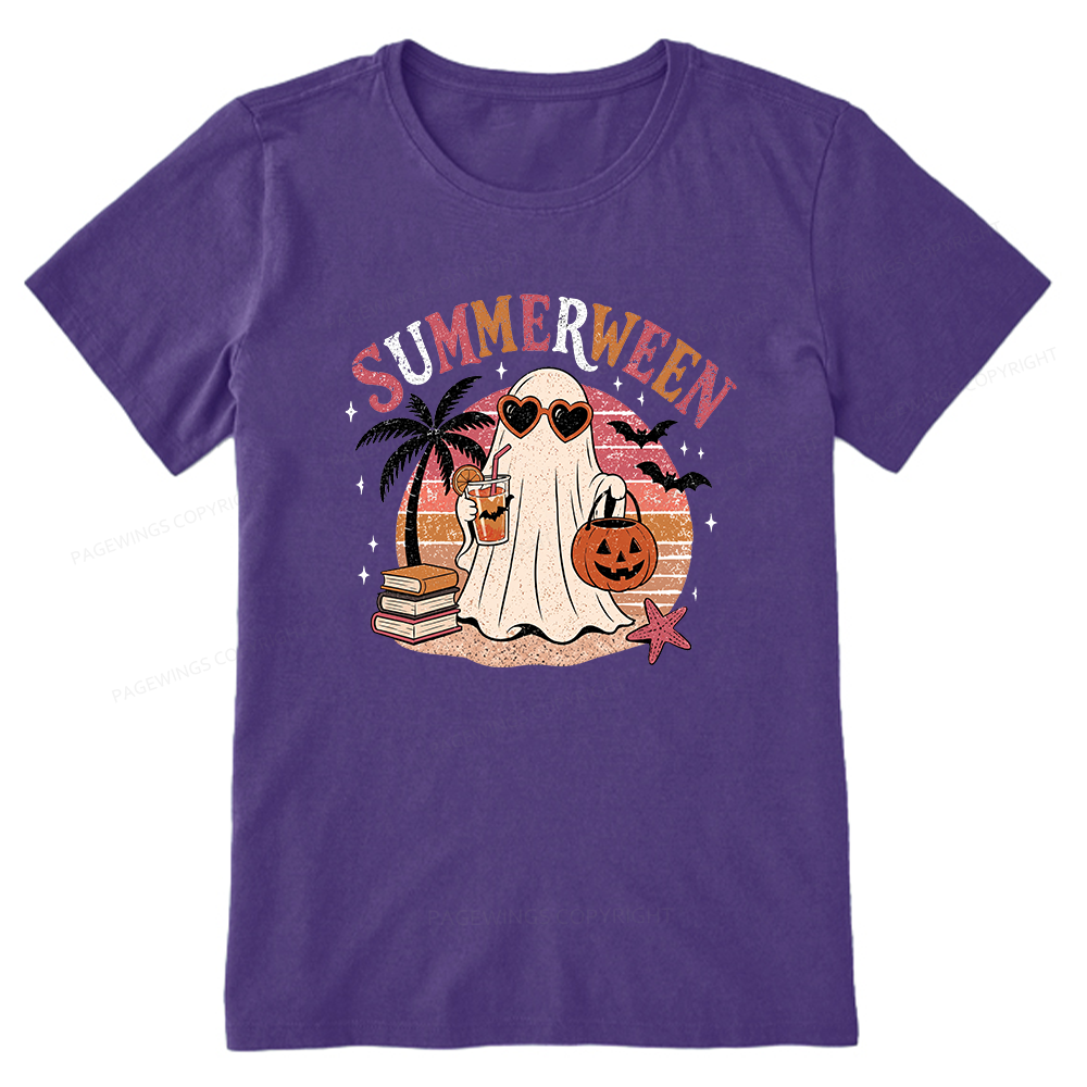 Pagewing Summerween Beach Bookish Unisex Classic T-shirt