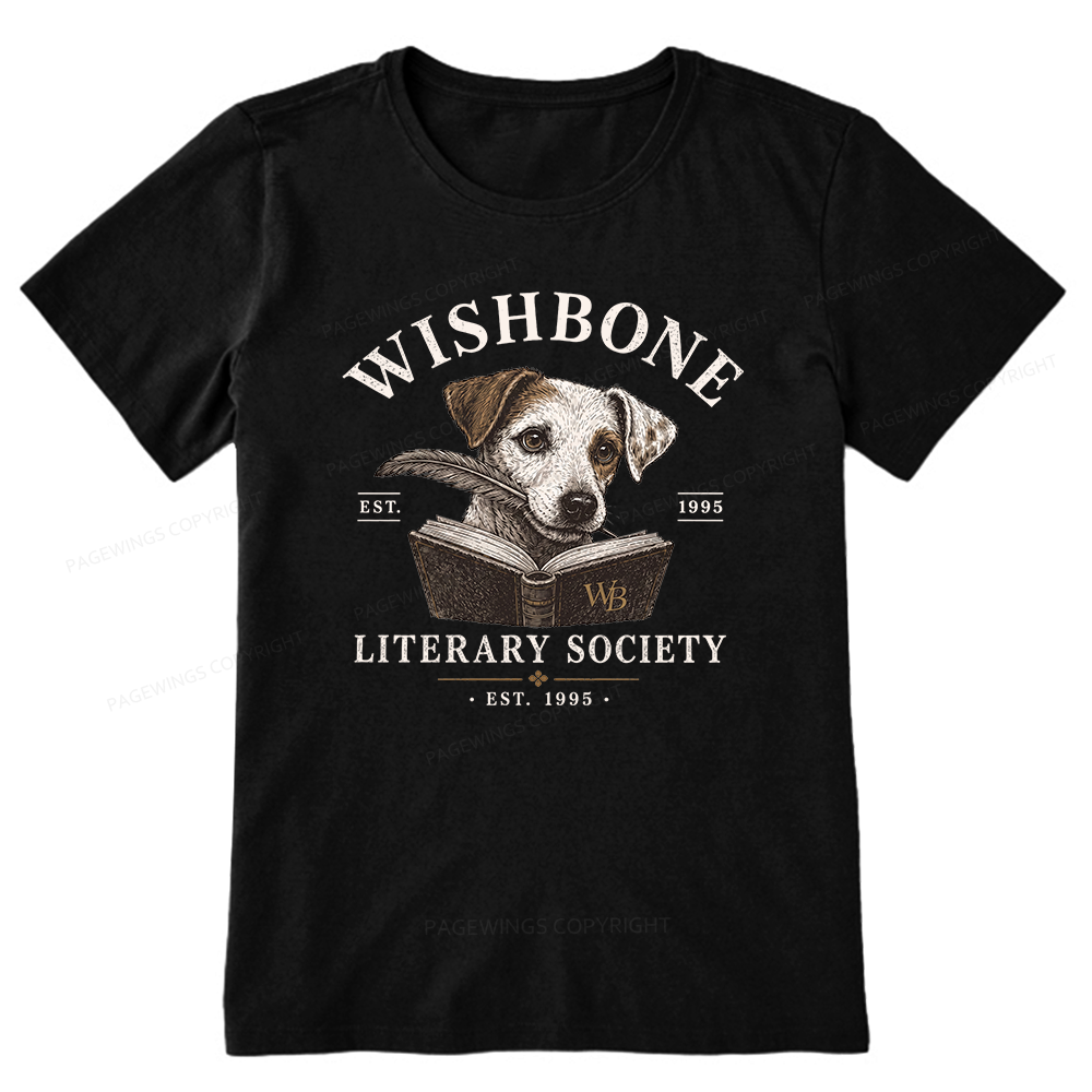 Pagewing Vintage Literary Society16188 Bookish Unisex Classic T-shirt