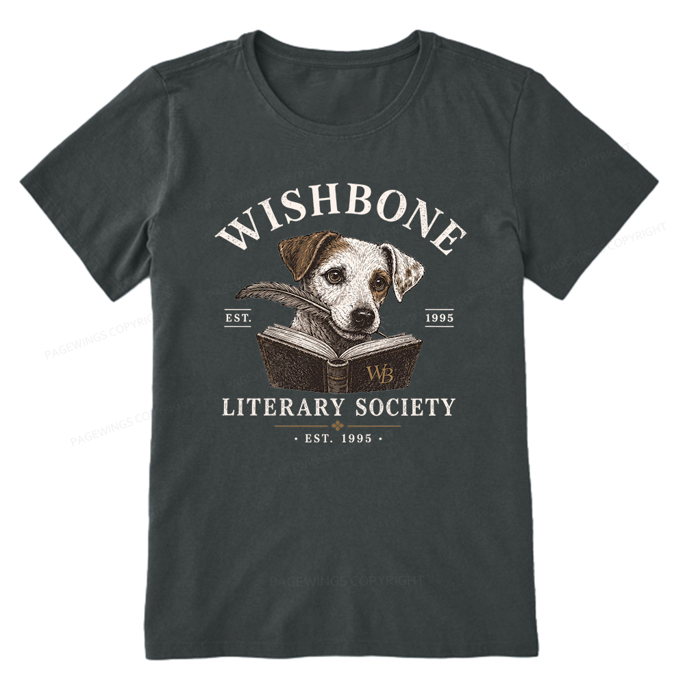 Pagewing Vintage Literary Society16188 Bookish Unisex Classic T-shirt