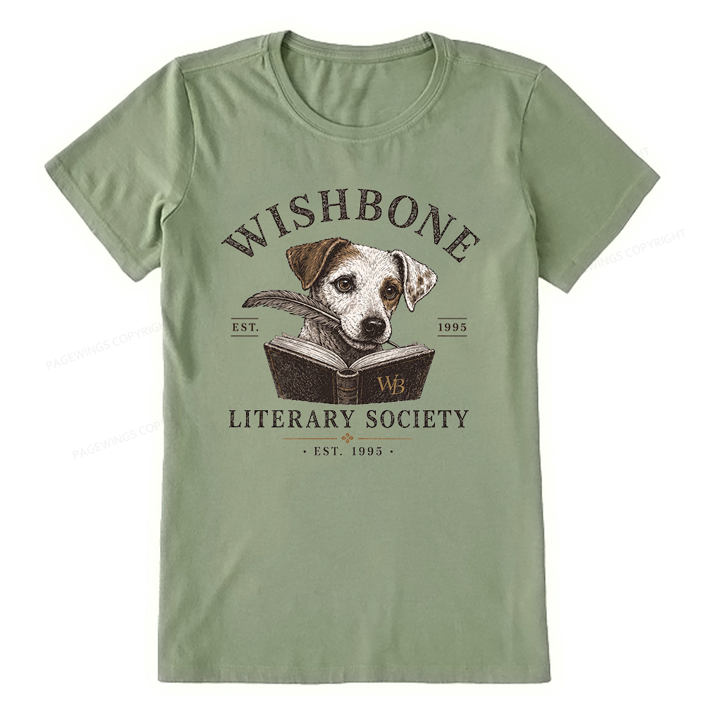 Pagewing Vintage Literary Society16188 Bookish Unisex Classic T-shirt