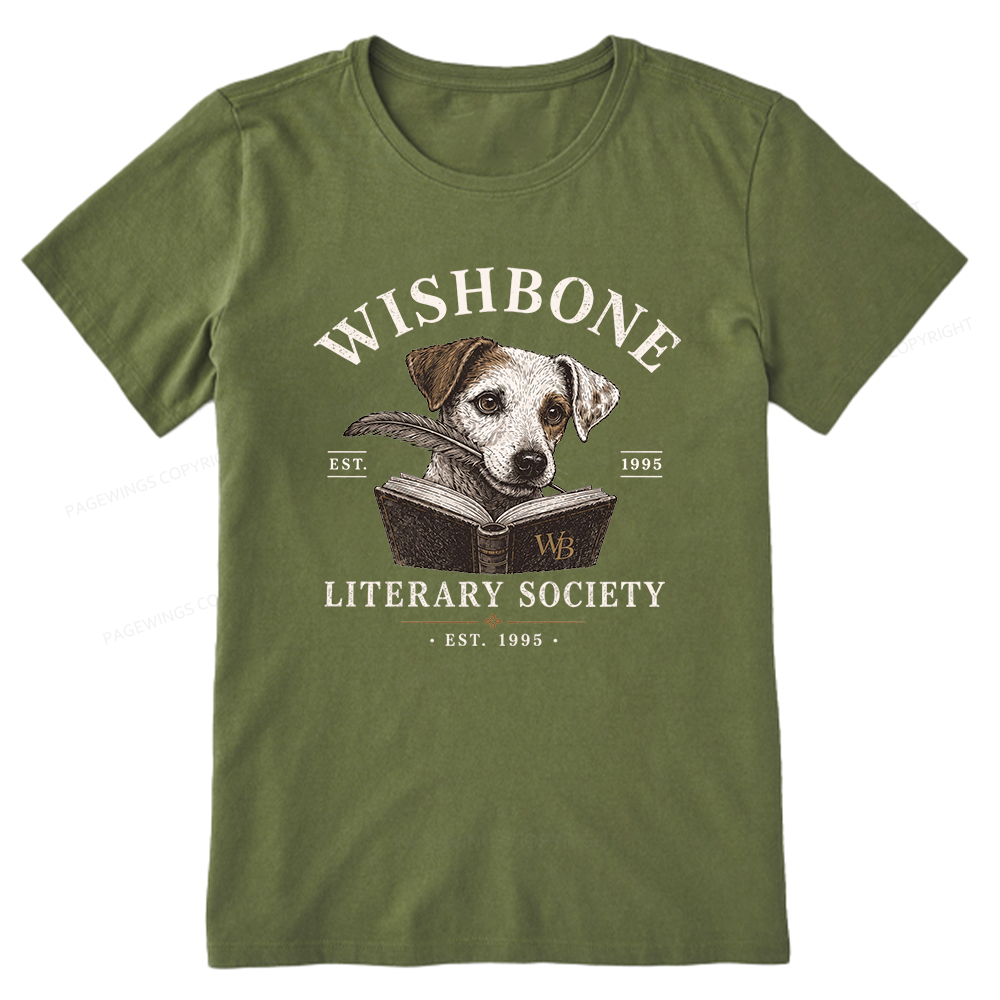 Pagewing Vintage Literary Society16188 Bookish Unisex Classic T-shirt