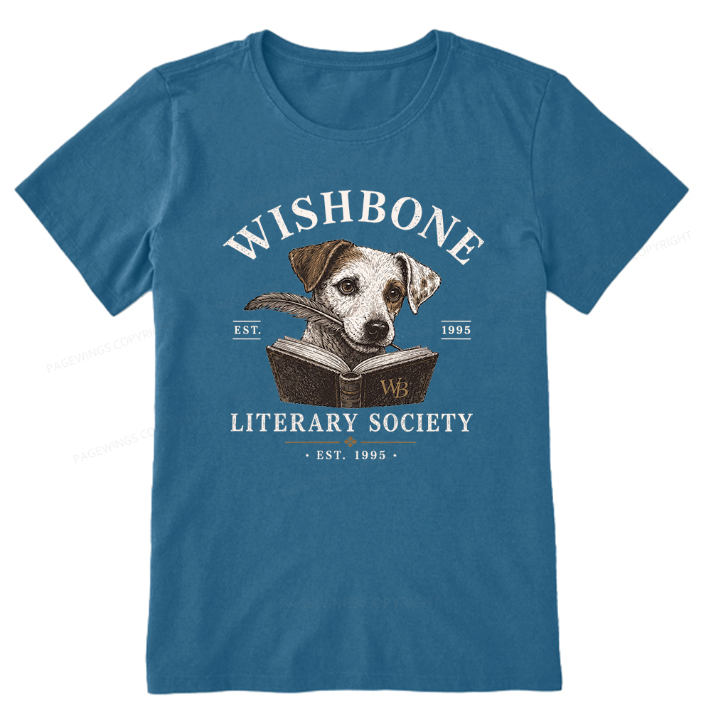 Pagewing Vintage Literary Society16188 Bookish Unisex Classic T-shirt