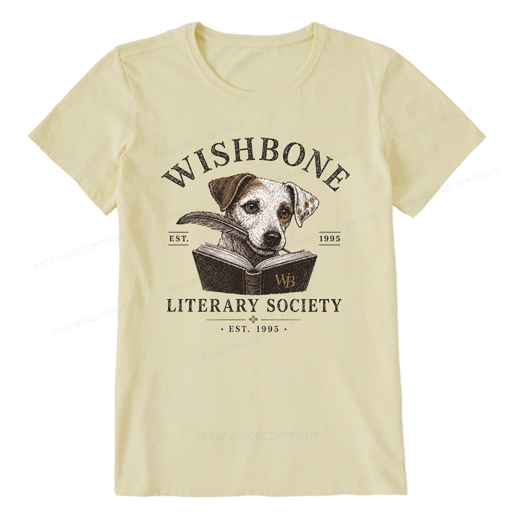 Pagewing Vintage Literary Society16188 Bookish Unisex Classic T-shirt