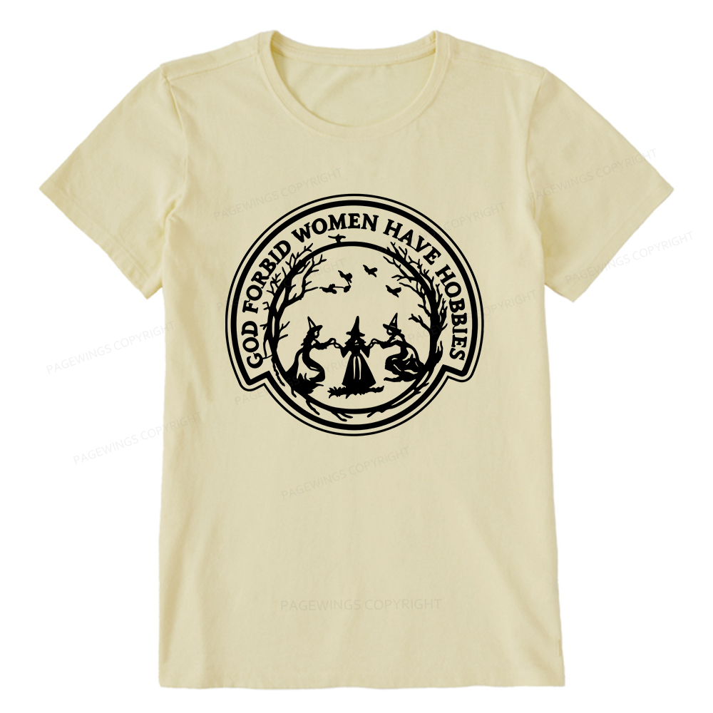 Pagewing Witch Patch God Forbid16218 Bookish Unisex Classic T-shirt