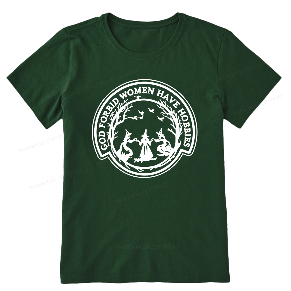 Pagewing Witch Patch God Forbid16218 Bookish Unisex Classic T-shirt