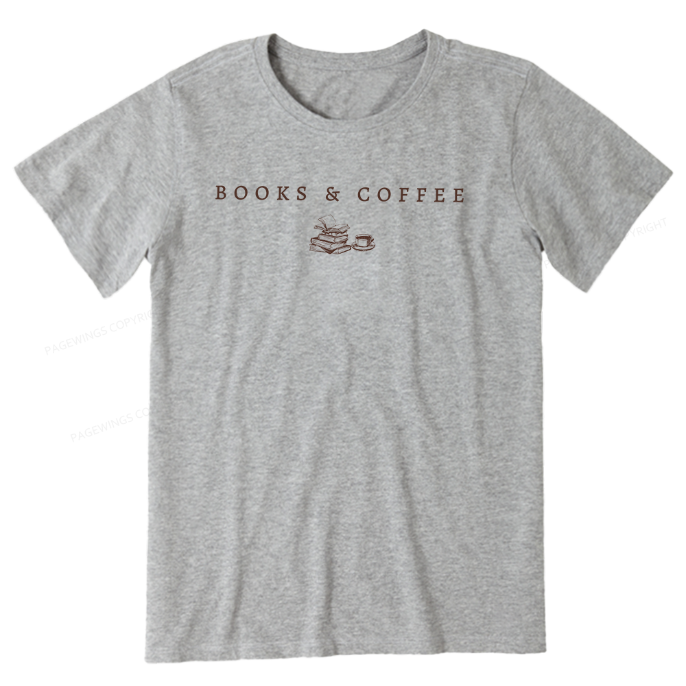 Pagewings Books and Coffee16006 Bookish Unisex Classic T-shirt