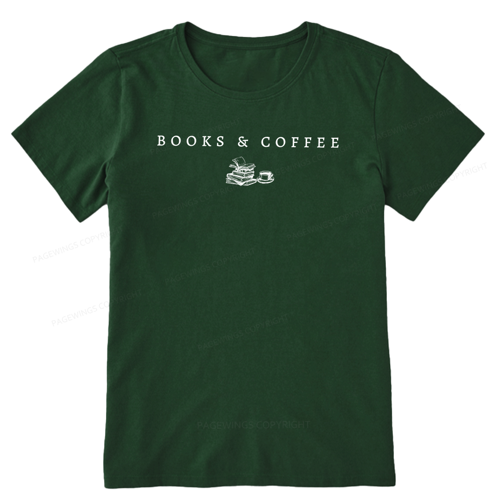 Pagewings Books and Coffee16006 Bookish Unisex Classic T-shirt