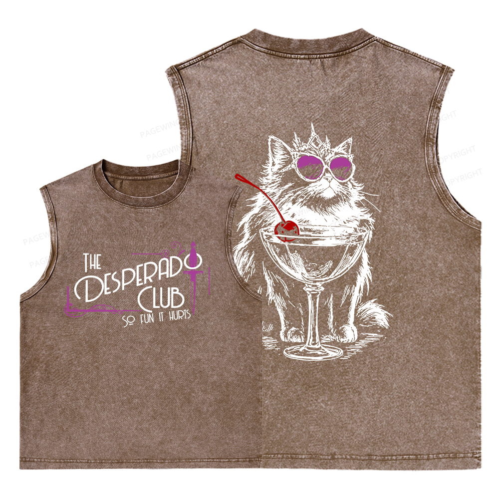 Pagewings Desperado Club15506 Bookish Unisex Washed Tank Top