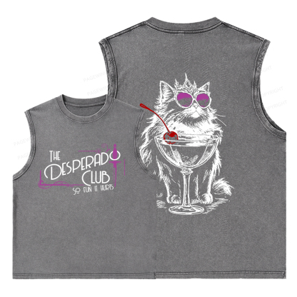 Pagewings Desperado Club15506 Bookish Unisex Washed Tank Top