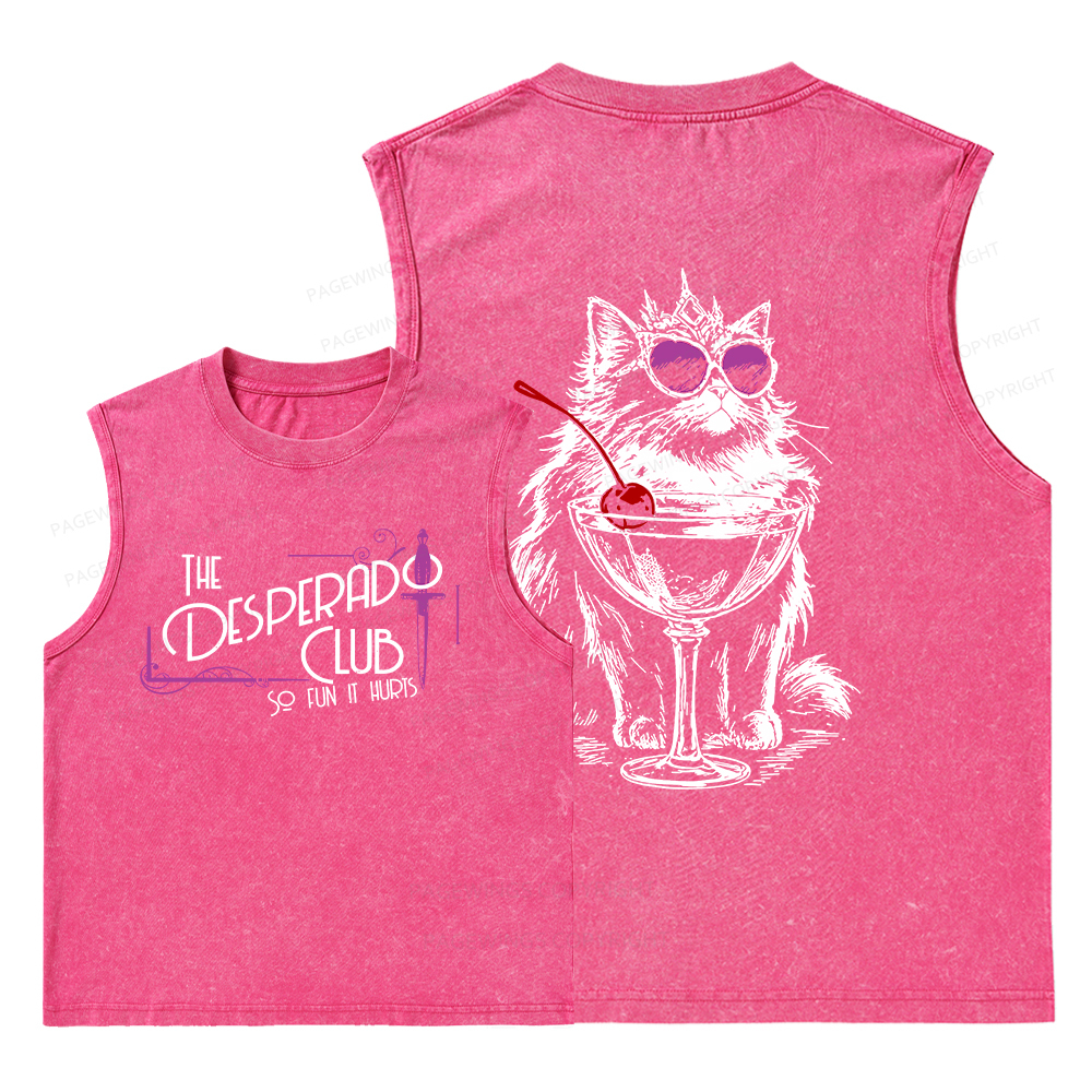 Pagewings Desperado Club15506 Bookish Unisex Washed Tank Top