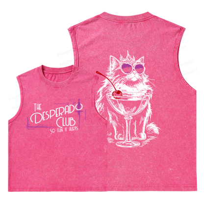 Pagewings Desperado Club15506 Bookish Unisex Washed Tank Top