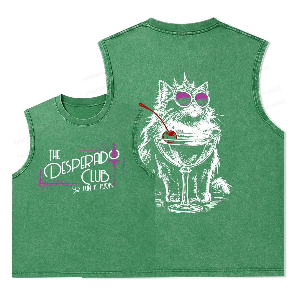 Pagewings Desperado Club15506 Bookish Unisex Washed Tank Top