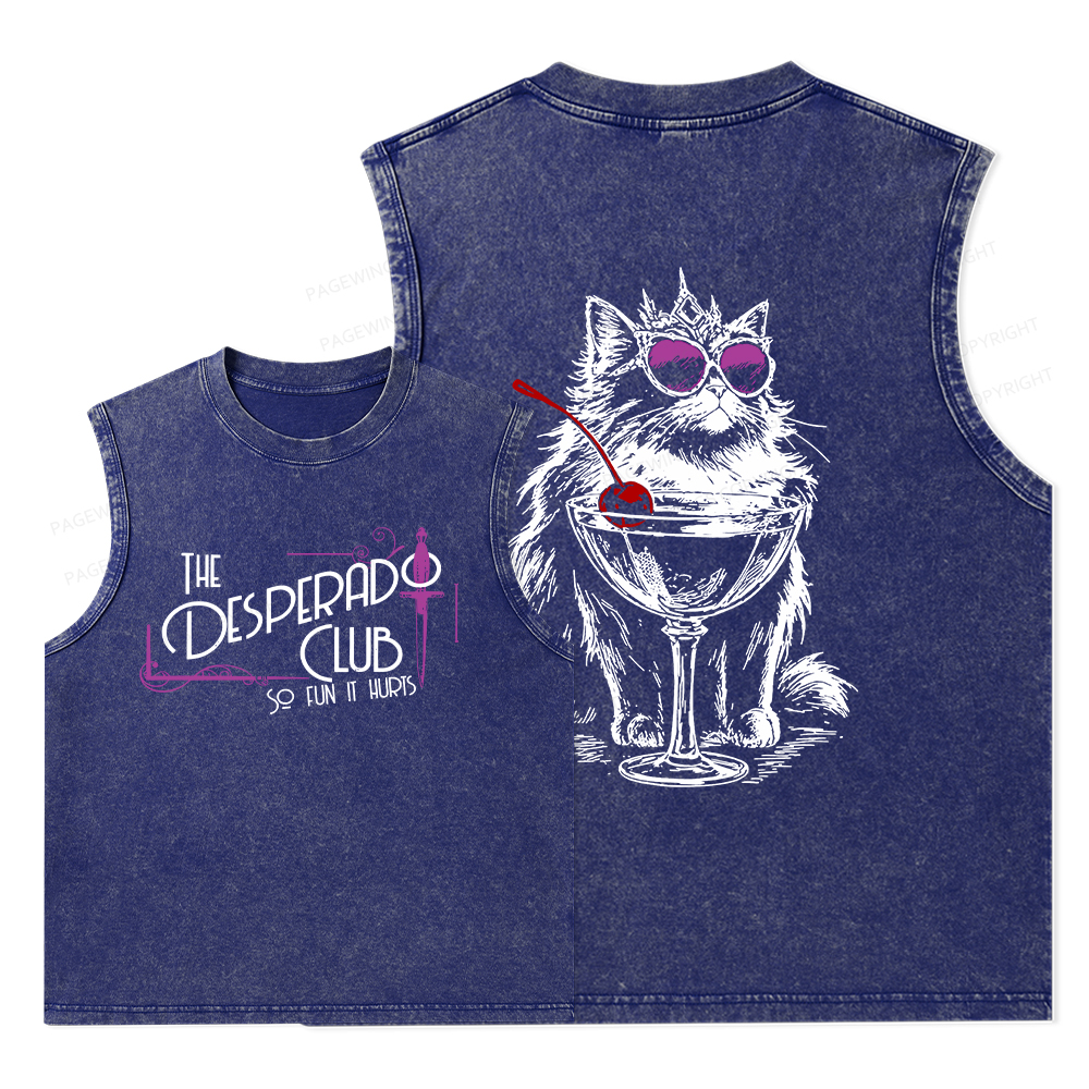 Pagewings Desperado Club15506 Bookish Unisex Washed Tank Top