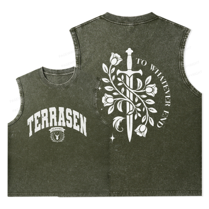 Pagewings Fantasy Novel Lovers16137 Bookish Unisex Washed Tank Top
