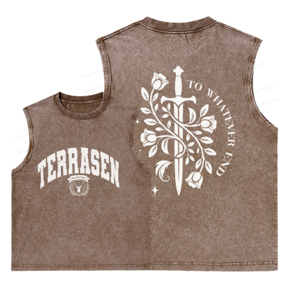 Pagewings Fantasy Novel Lovers16137 Bookish Unisex Washed Tank Top