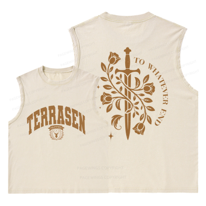 Pagewings Fantasy Novel Lovers16137 Bookish Unisex Washed Tank Top
