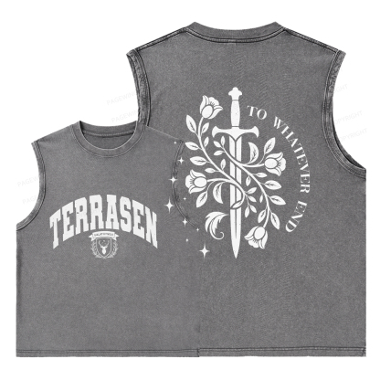 Pagewings Fantasy Novel Lovers16137 Bookish Unisex Washed Tank Top