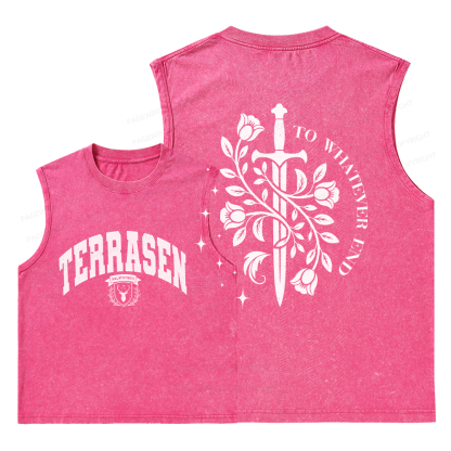 Pagewings Fantasy Novel Lovers16137 Bookish Unisex Washed Tank Top